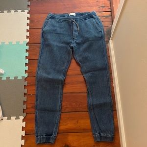 Taylor stitch apres pants indigo waffle